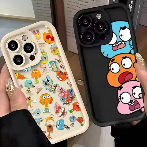 Funny The Amazing World Of Gumballs Phone Case For IPhone 17 16e 16 15 14 13 12 11 Air Pro Max Mini 