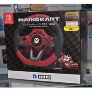 全新 NS Switch Mario Kart 8 Racing Wheel DX 呔盤 方向盤 + 腳踏 控制器 套裝 (日本, HORI) - 玩 孖寶賽車 孖寶兄弟 賽車 必備神器