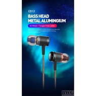 Plextone DX2 Metal Bass Head Wired Stereo in-Ear Earphones In-line Control Hands-free With Mic Heads