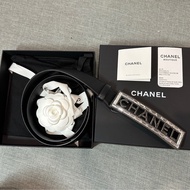 全新 信義香奈兒專櫃買的 Chanel 皮帶 腰帶