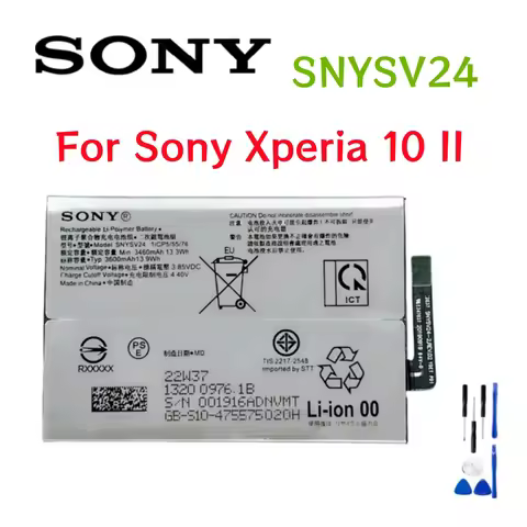 Original SNYSV24 Battery For Sony xperia 10 II XQ-AU51 XQ-AU52 3600mAh + Free Tools