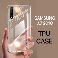 เคสใส Samsung galaxy A7 2018 เคสซัมซุง เคสกันกระแทก เคสโทรศัพท์ TPU Case