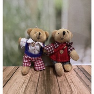 GANTUNGAN Teddy bear key chain teddy bear keychain/ teddy bear keychain teddy bear plush keychain te