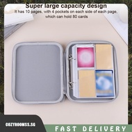 [cozyroomss.sg] Card Case with Zipper & 80 Pockets Card Binder Holder Card Folder for Yoto Cards