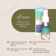 Aurora Nano Silver Skin Spray for Bacteria Infection, Eczema, Disinfectant, HFMD