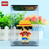 Linkgo Connection Blocks Display Case for Auction Figure Acrylic Dust Cover Box Plastic Building Toy