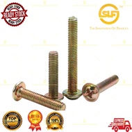 SLF M4 Round Head handle screw for Cabinet Handle( 20mm/22mm/25mm/32mm/35mm/45mm ) Round Head Handle