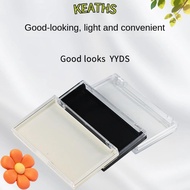 KEATHS False Lashes Show Box, Square Shape  Eyelash Storage Box, Plastic Storage Box
