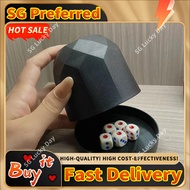 Dice Dice Cup Set Thickened Dice Cup Dice ktv Bar Nightclub Stopper Cup with Coaster for Drinking OQ
