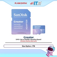 SanDisk Creator UHS-I MicroSD Card (1TB)