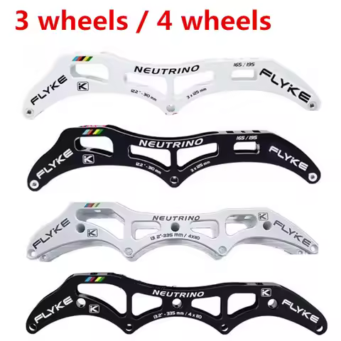 3X125mm 12.2'' 125mm Marathon 3 wheels Inline Speed Skates Frame 4X110mm 13.2'' 110mm Track 4 Wheels