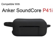 สำหรับ Anker Soundcore P41i เคสหูฟังหูฟังซิลิโคนตัวป้องกันฝุ่นฝาครอบป้องกันป้องกันรอยขีดข่วนพร้อมตะข