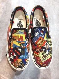 現貨 VANS XDisney 迪士尼米奇 經典漫畫 塗鴉 休閒板鞋 懶人鞋👟 限定版 VANS X Disney Mickey mouse casual shoes One size Us4-4.5