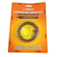 Rudraksha Adjustable Bracelet 6 Face