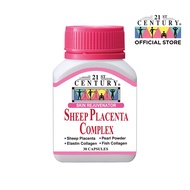 21st Century Sheep Placenta Complex With Pearl Powder, Elastin Collagen - 30 Capsules