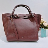 TW4725 Celine 塞琳 手提 斜肩包 酒紅色 全皮 Medium Big Bag Burgundy