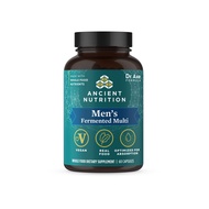 Ancient Nutrition Multivitamin for Men, Men's Fermented Multivitamin with Vitamin A, C, D, E, K, Zin