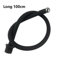 Mack8 Silicone Bidet 25 to 200cm Enema Syringe Shower Cleaning Anal Beads Butt Plug Nozzle G1/2