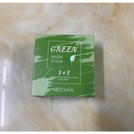 [Ready Stock] Foreign Trade Hot-selling Charm Point Green Tea Solid Mask 1+0.05kg Pieces Pack Deep Cleansing MEIDIAN Mud Mask Stick English