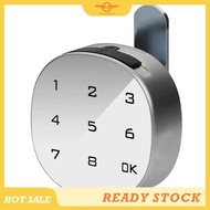 [CloudsMiles] Smart White Electronic 8-Digit Password Tongue Lock Iron Combination Cabinet Lock