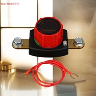 (warmseen) Side Post Battery Disconnect 12V-24V With Led Voltmeter Display 5-80V Battery Kill Batter