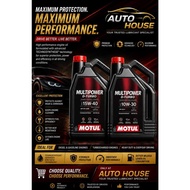 MOTUL MULTIPOWER D-TURBO 10W30 | 15W40 7L MINYAK ENJIN DIESEL TECHNOSYNTHESE API CK-4 – With SIRIM