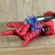 Children's Birthday Gift Game Toy Spiderman Gloves Web Dart Blaster Shooter