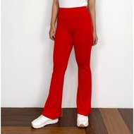 Mbs Women's Cutbray Pants Yoga Gym Leggings Flare Pants Highwaist Yoga Flare Pants