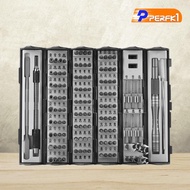 [Perfk1] 128 in 1 Screwdriver Set with Cylindrical Case for Laptop Electronics Watch