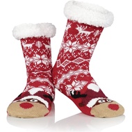 Century Star Fuzzy Slipper Socks for Women Cozy Fuzzy Anti Slip Grips Socks-Stocking Stuffers Christ
