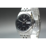 Exc+5* Seiko 5 SNK361 7S26-01V0 Black Dial Auto 37mm Men's Watch From JAPAN