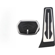 Car Pedal Cover Kits LHD Car Pedal Cover Fit for BMW X1 F48 X2 F39 2016-2024 Fit for Gas Fuel Brake 