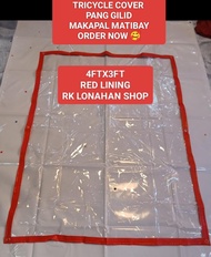 TRAPAL pang tricycle cover pang harap pang gilid pang likod ORDER NOW makapal