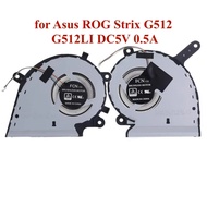 ‘DC5V G512 Laptop CPU GPU Cooling Fans for Asus ROG Strix G512LI G531GT G531GU g512li-bi7n10 13NR01L