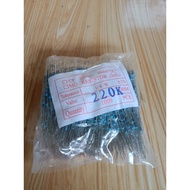 1/4w 220k resistor contains 1000 pcs