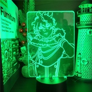 Black Clover Yuno LED Night Light Kawaii Room Decor Lampara Anime Figure Manga Luminaria Lights Xmas Decoration Lampe Neon Lamps