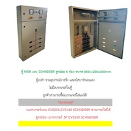 ตู้ MDB เมน SCHNEIDER 3P 160A 200A 250A ลูกย่อย 6 ช่อง ขนาด 800x1200x200mm. (ลูกย่อยทั้ง 6ช่องเป็นเฟ