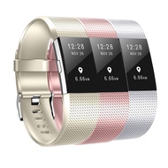 Baaletc Smartwatch Strap Bands For Fitbit Charge 2 Rose Rold / Silver Band For Fitbit Charge2 Smartwatch Bracelet Accessories