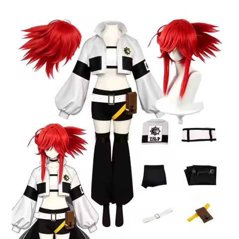 GACHIAKUTA Riyo Reaper Li Glaze Cosplay Costume With Wig Anime Full Outfit For Halloween Carnival Pa