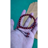 MERAH Red FLOW ROPE BAHAR ROOT TASBIH BRACELET DIM 5/6MM