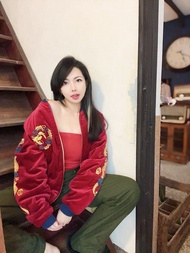 TAILOR TOYO 東洋鵝黃深藍x棗紅 雙面穿橫須賀刺繡棒球外套