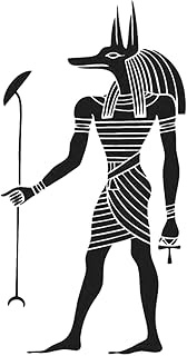 Best Friend Tattoos,Egyptian God Anubis,Egyptian Tattoos,Lasts 1-2 Weeks,Water-Resistant,Real Tattoo