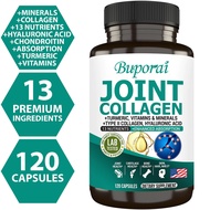 Joint Collagen Type 2 Supplement Chondroitin Hyaluronic Turmeric Vitamin Joint Mobility