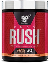 BSN Endorush Pre Workout Powder, Energy Supplement for Men and Women, 300mg of Caffeine, with Beta-A