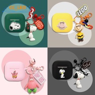 For AirPods 4 Case Cute Snoopy Pendant Compatible with AirPods 4 Silicone Soft Case AirPods 4 Shockp
