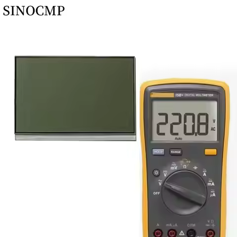 LCD Display Screen Panel for FLUKE 15B+ 17B+ 18B+ 12E+ Digital Multimeter Repair Parts Replacement M