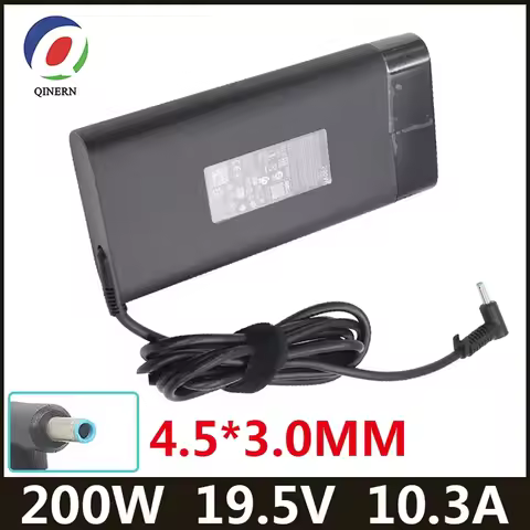 19.5V 10.3A 200W AC Laptop Power Adapter For HP ZBook 17 G5 Series, HP Laptop 15-dc0000 Series,TPN-D