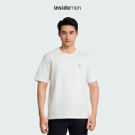 INSIDEMEN - Men's casual Cotton T-shirt with modern, youthful design ITS011AZ