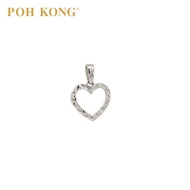 POH KONG 375/9K White Gold Heart Pendant