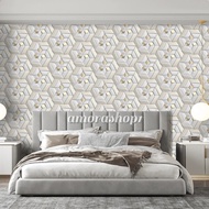 3D Diamond Wall Paper 8m to/d 9m x 45cm